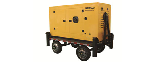 55 KVA-687.5 KVA centrale électrique mobile avec 4/6 cylindres à faibles émissions