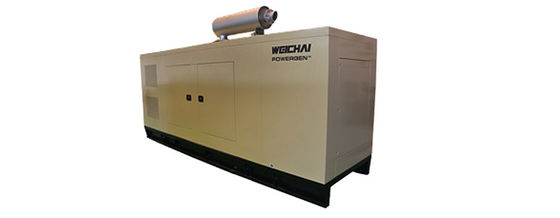 247.5KVA-495KVA Générateur Weichai à faible bruit, haute vitesse 1500 r/min